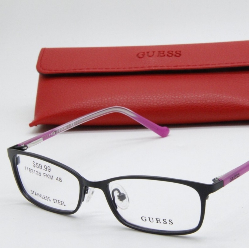 Guess Black and Pink Women's Prescription Frames Glasses